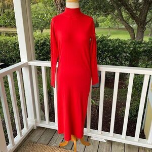 Leimere Mock Neck Sweater Dress